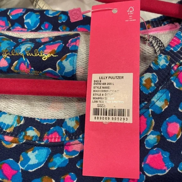 NWT Lilly Pulitzer Beach Comber Long Sleeve Dress with pockets - Picture 15 of 16